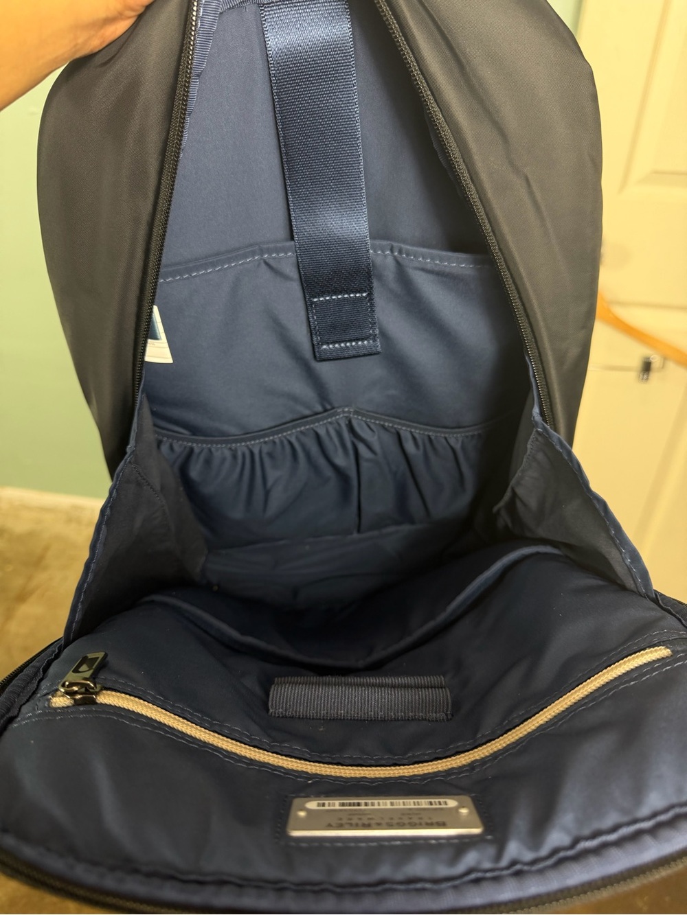 Briggs & Riley Sympatico Backpack Black Laptop Padded - Picture 5 of 6